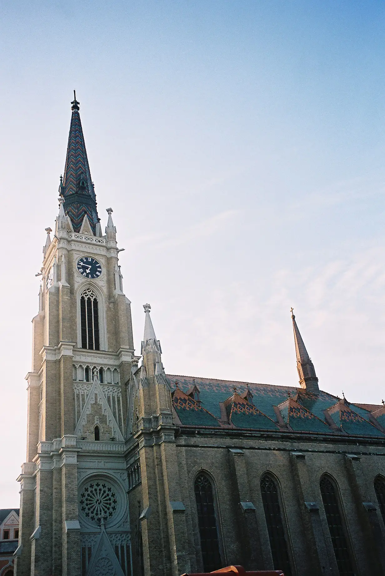 The Name of Mary Church on Freedom Square in the centre of Novi Sad