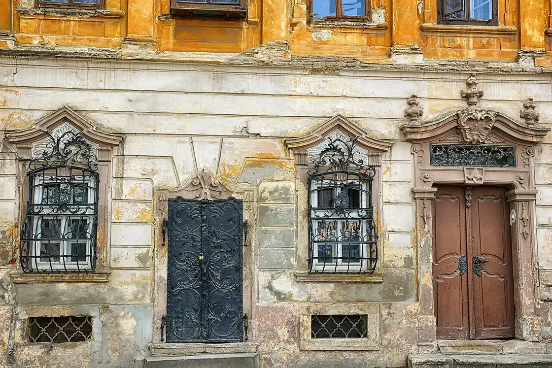 A traditional tiled-roof house on a quiet street in the wine town of Sremski Karlovci