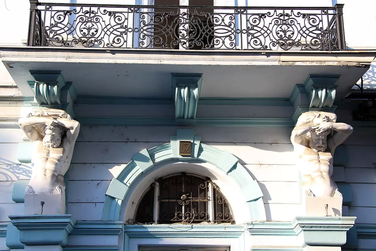 Belle-époque façades in central Belgrade’s Stari Grad old town