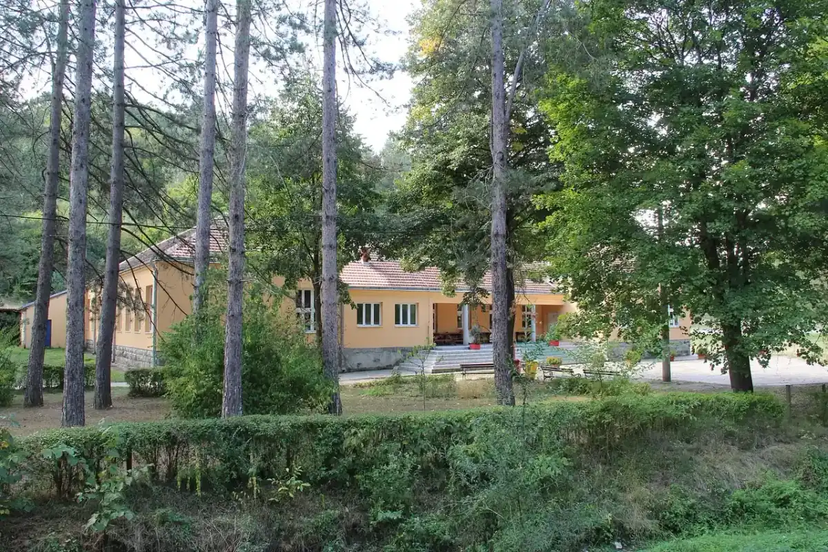 The old village school in Brankovina, now part of the museum complex run from Valjevo